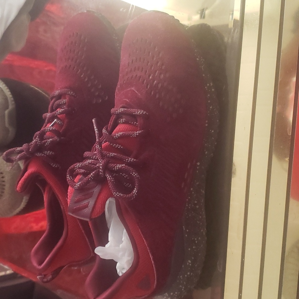 2 pair of adidas suede sneakers